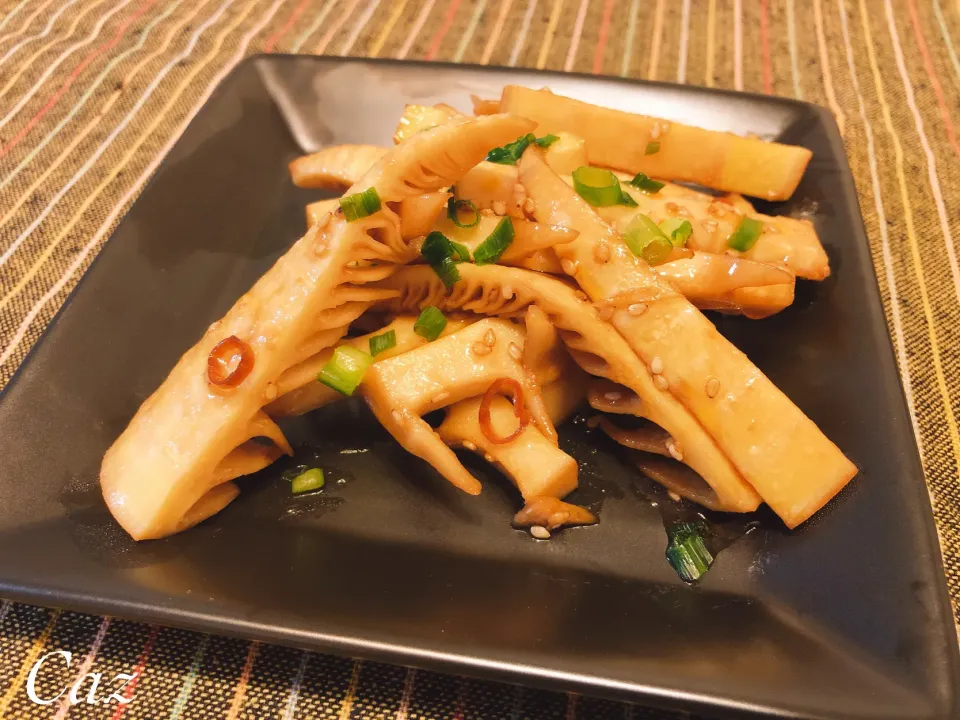 古尾谷りかこさんの料理 破竹のおつまみメンマ風を作りました♪|きゃずさん