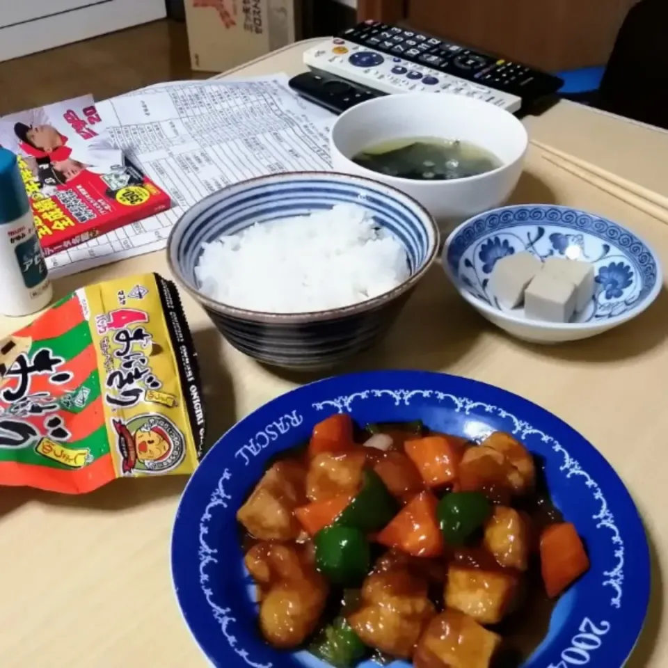 Snapdishの料理写真:自家製　酢豚定食。|ariyo4200さん