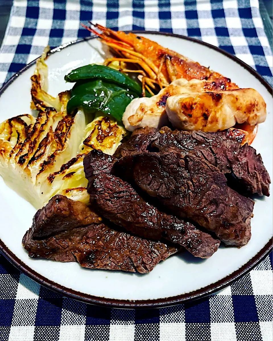 Snapdishの料理写真:今夜は焼き肉|めんちゃんさん