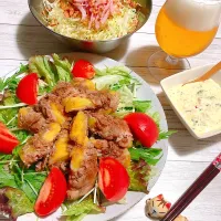 Snapdishの料理写真:肉巻きパイナップル|manaさん