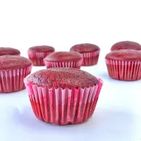 Red velvet muffin|bake with candyさん