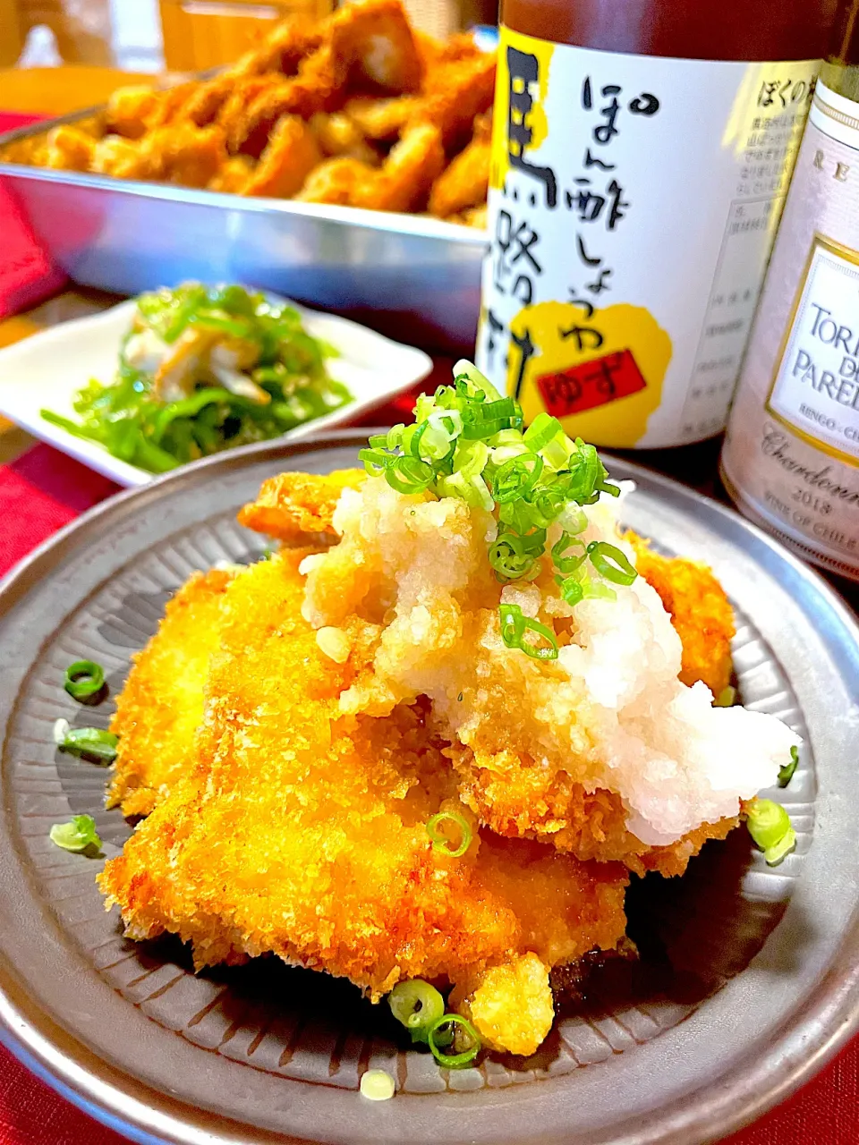 チキンカツおろしポン酢🍀*゜|おかちさん