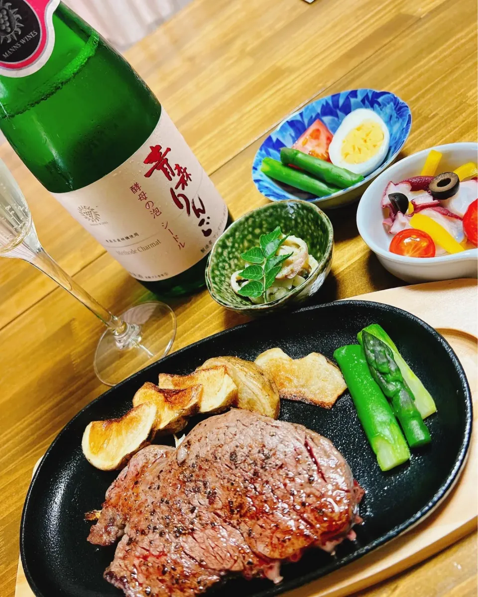 Snapdishの料理写真:シャトーブリアンステーキ|Kanaさん