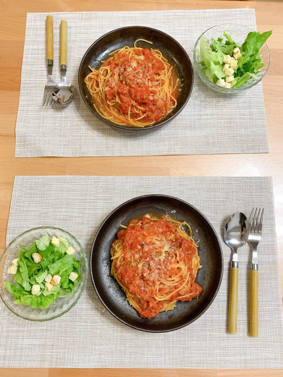 トマトソースパスタ|まめさん