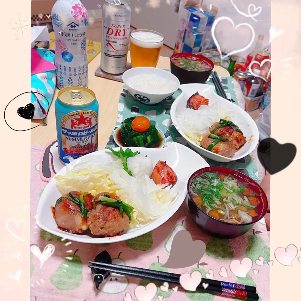 Snapdishの料理写真:６／１０ ｆｒｉ 晩ごはん🍴＊○°|rinaronarさん