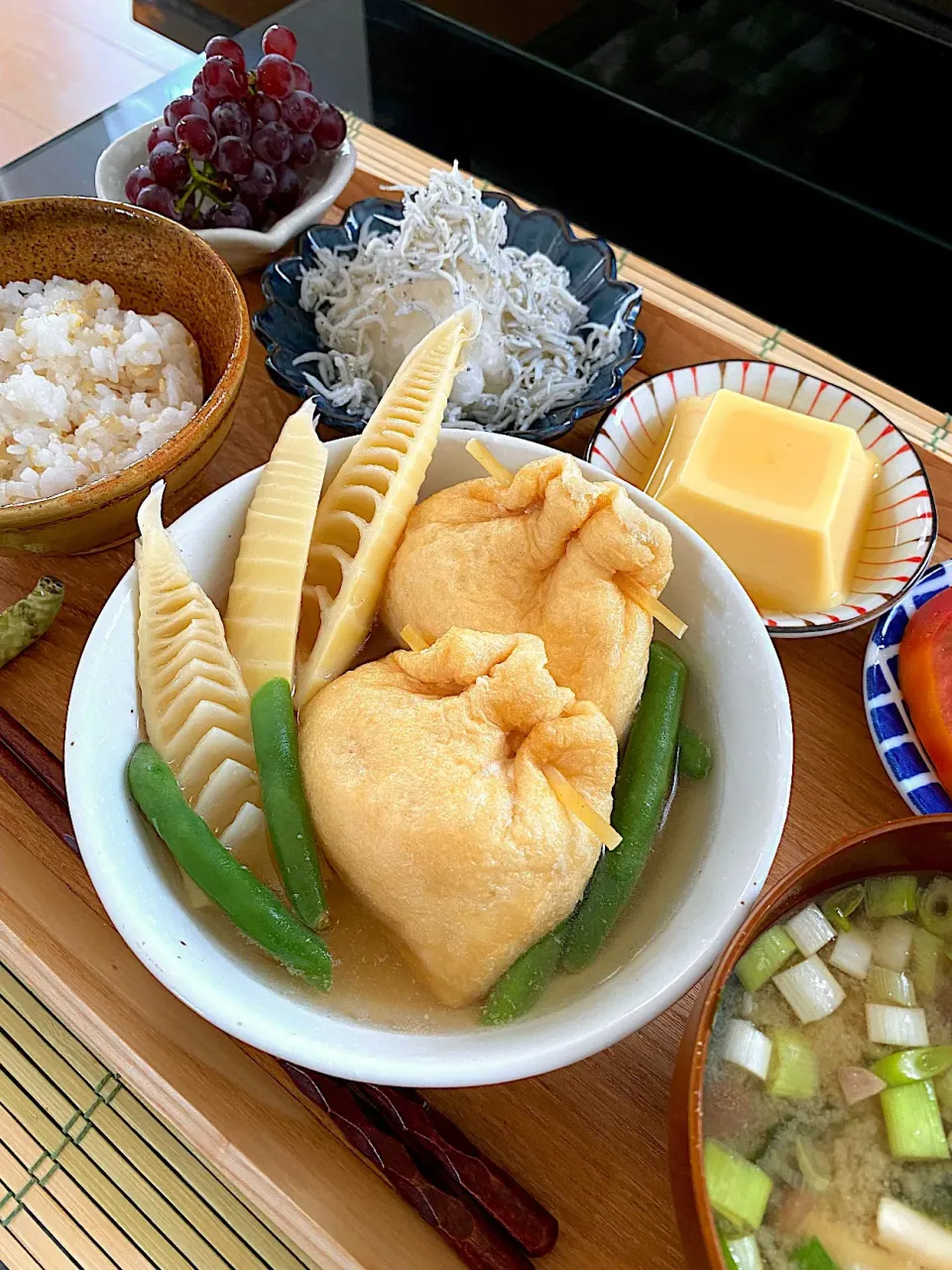 巾着卵と筍の煮物〜和んプレートランチ〜|ゆかりさん