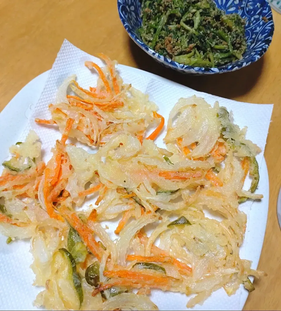 野菜のかき揚げ|しまだ ちえこさん