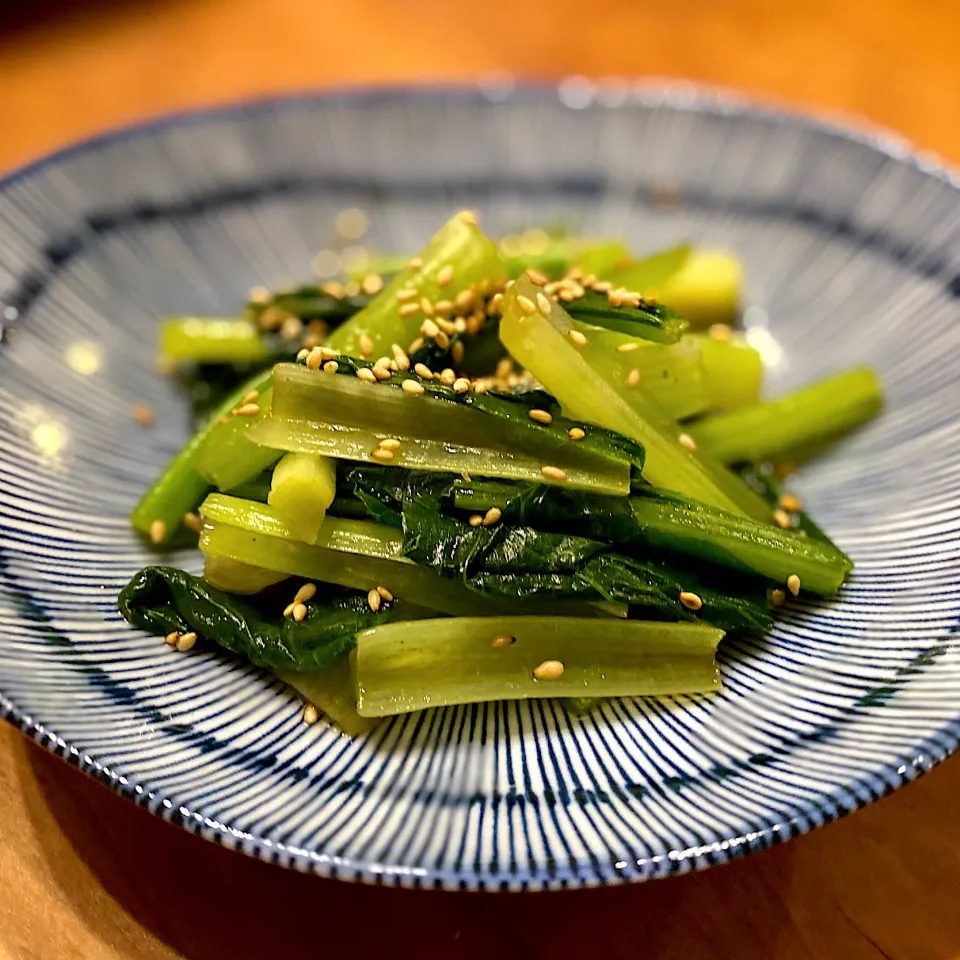 小松菜のナムル🥬|まめすけ。さん