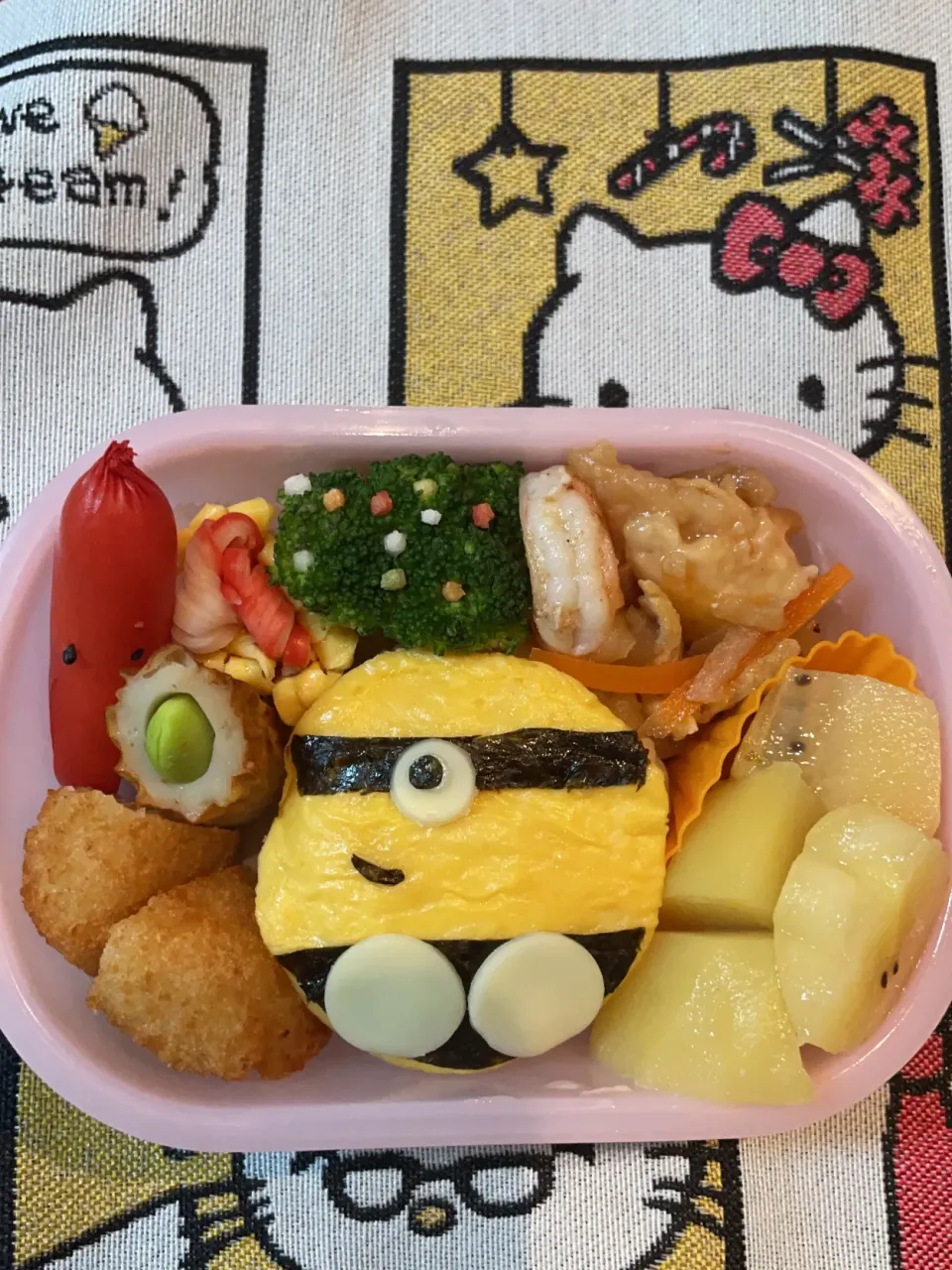 ミニオン幼稚園お弁当|リリさん