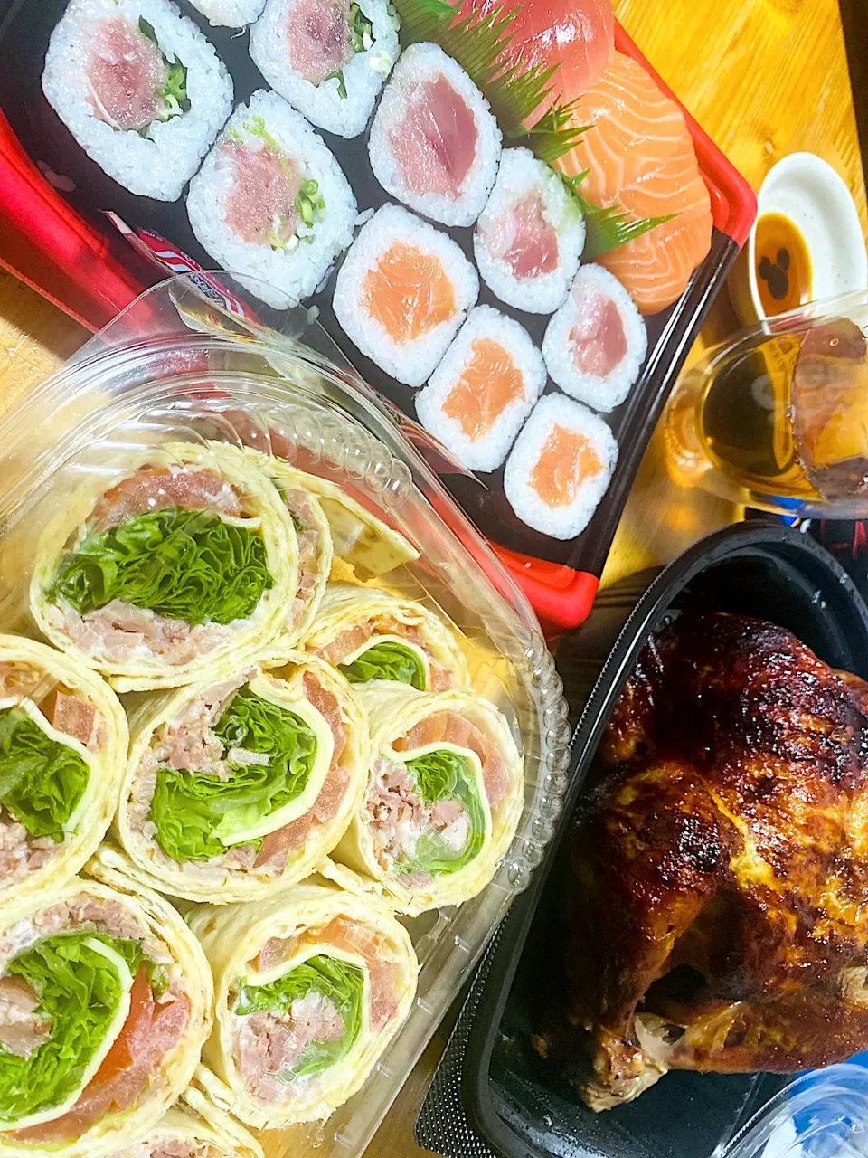 Snapdishの料理写真:コストコ🍣🥪🍗♡|cocoさん