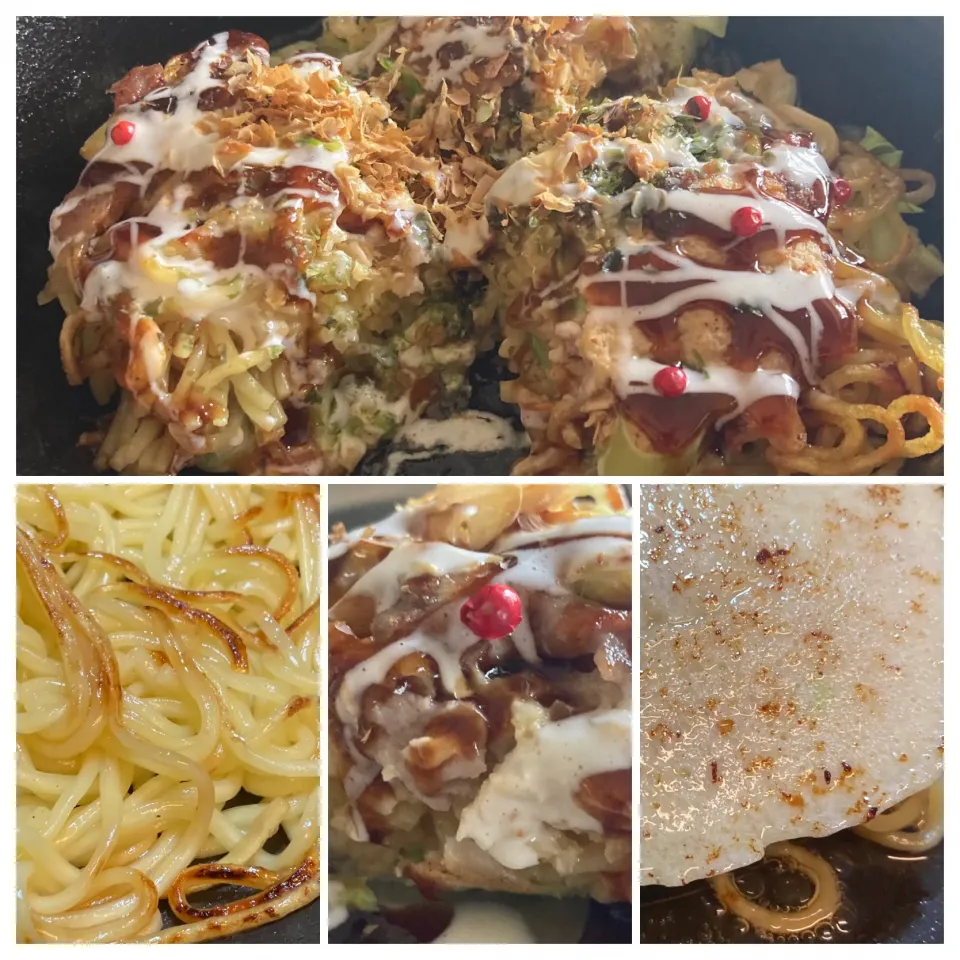 シェリたんさんの料理 ❤️オートミールと野菜のミニお好み焼き　〜モダン焼き編〜|Kさん