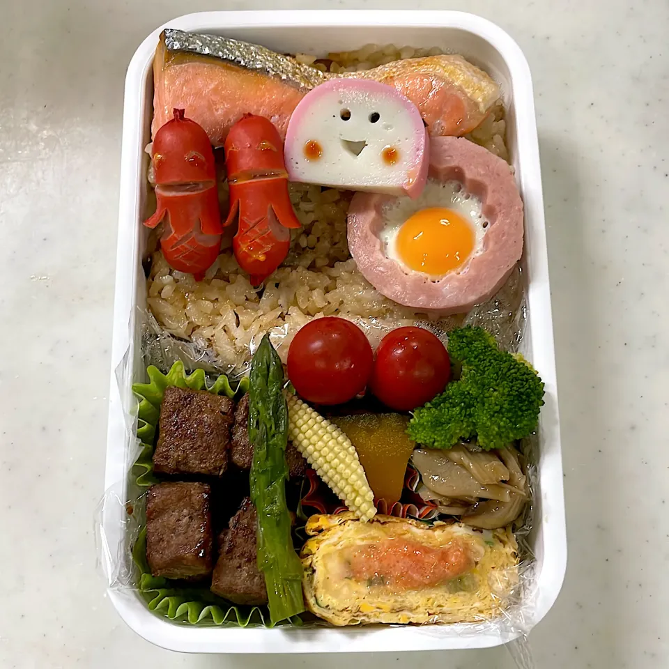 Snapdishの料理写真:2022年6月15日　オレ弁当♪|クッキングおやぢさん