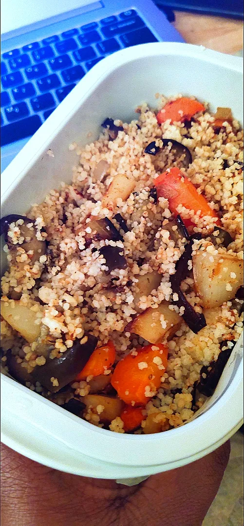 Veggies and couscous|Manzini Hawaさん