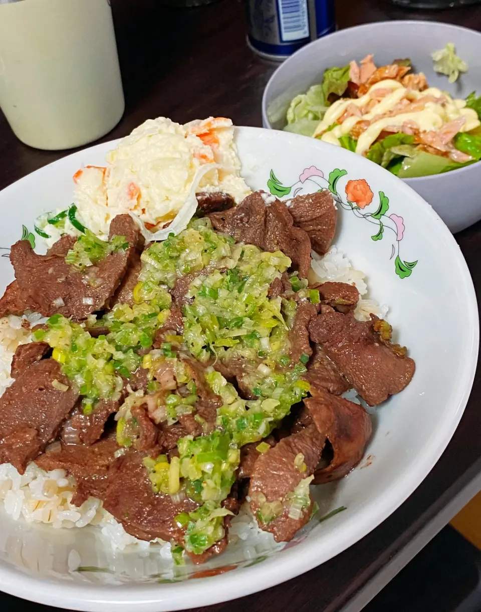 ねぎしお牛タン丼|ゆんこさん