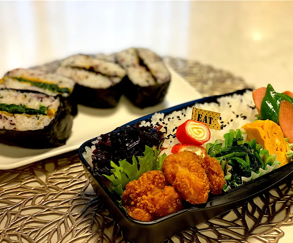 今日のお弁当と朝ご飯🍱|まなさん