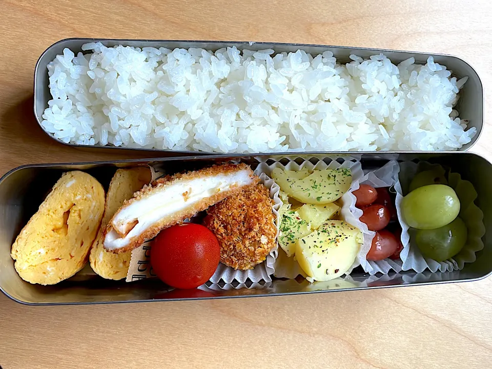 今日の中学生男子弁当🍱|はぴたさん