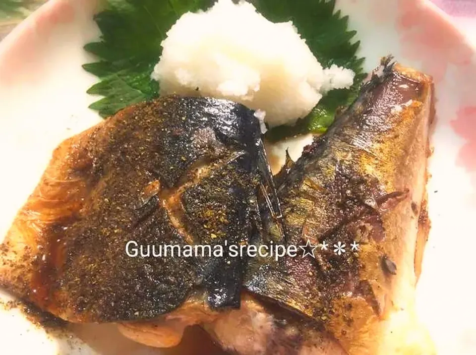 Snapdishの料理写真:簡単♡山椒の香り♡サバの照り焼き山椒風味|Guuママさん