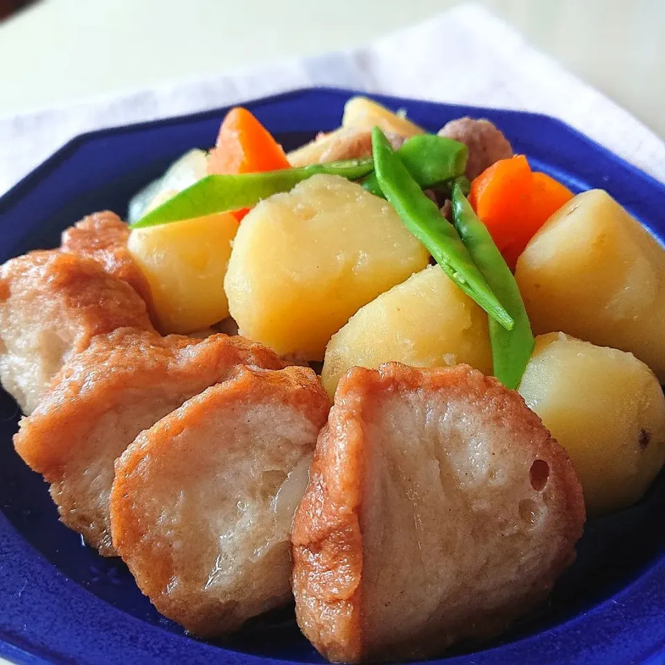 油麩の入った塩麹肉じゃが|ポトスさん