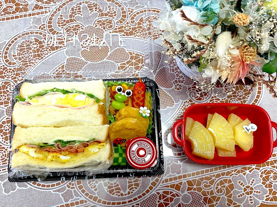 2022.6.17はサンドイッチ弁当🌈|makoさん