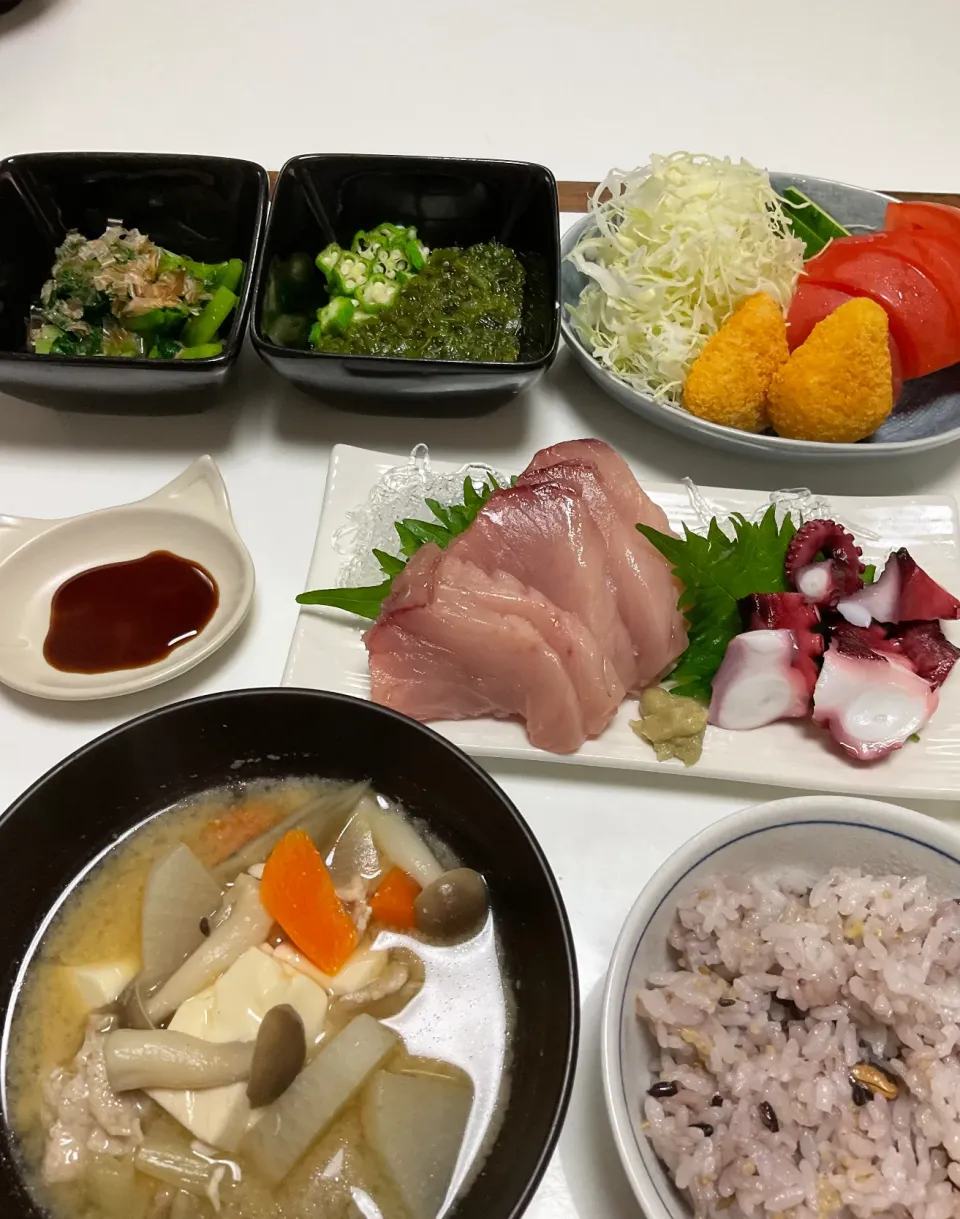 Snapdishの料理写真:晩ごはん|Sanままさん