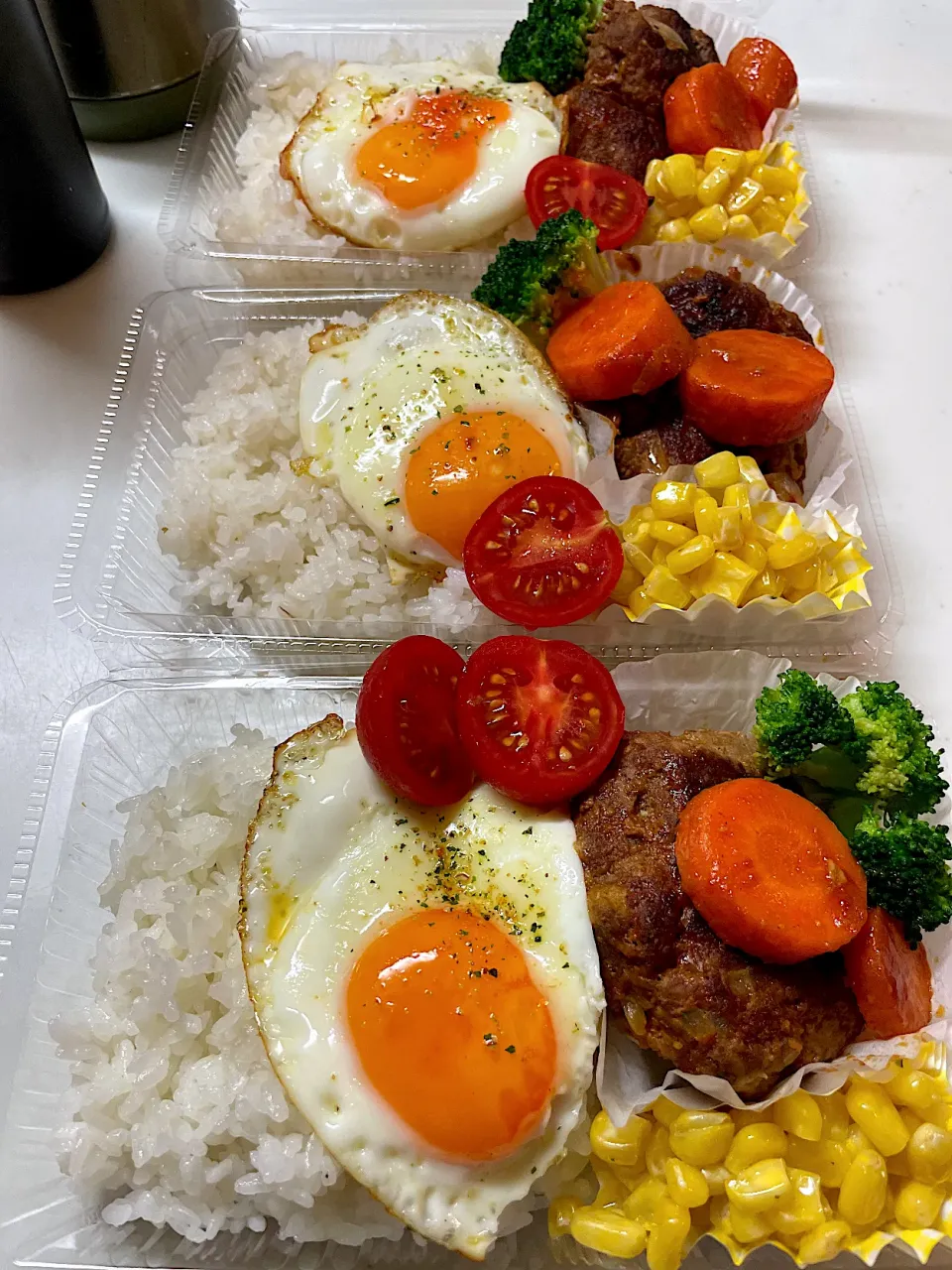 ハンバーグ弁当|ＭＡＲＵＥ家の食卓さん