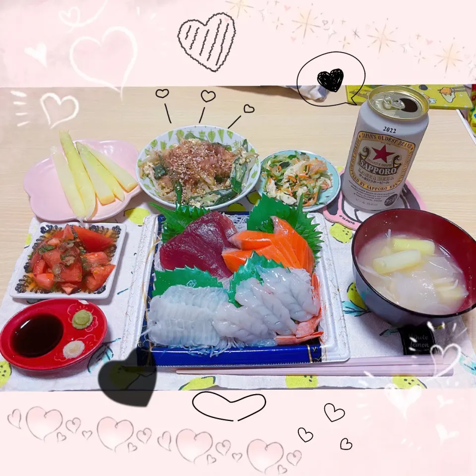 ６／１７ ｆｒｉ 晩ごはん🍴＊○°|rinaronarさん