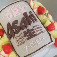 Snapdishの料理写真:還暦祝いのケーキ🎂|みほさん