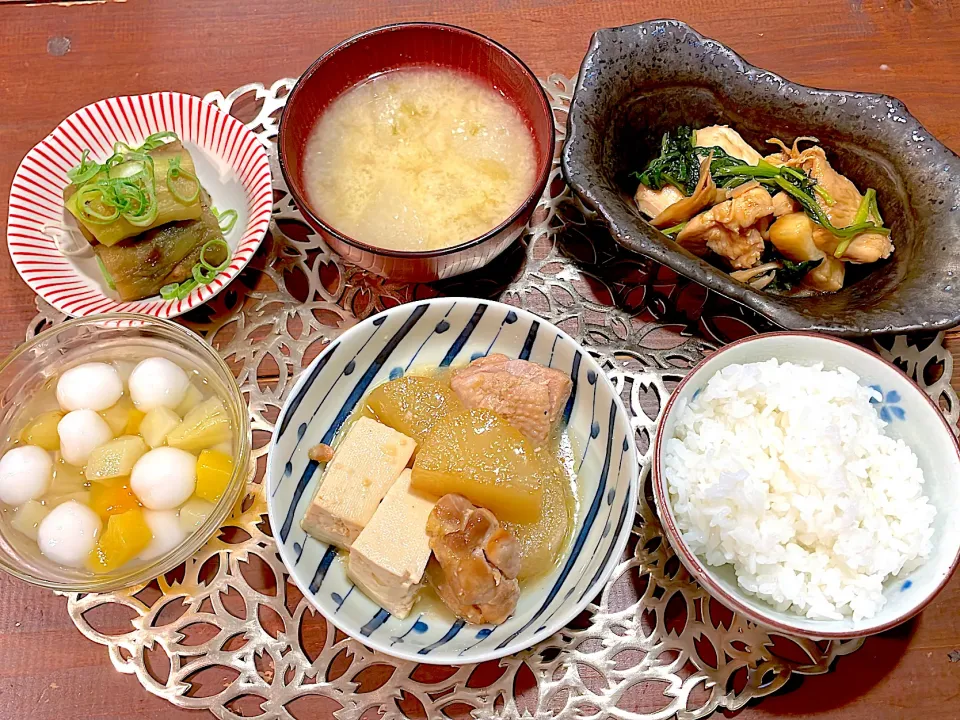 🌟鶏の味噌煮込み定食|hitomiさん