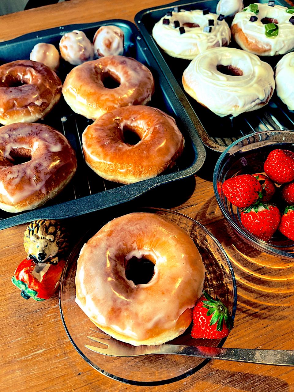 今日のおやつはドーナッツ🍩