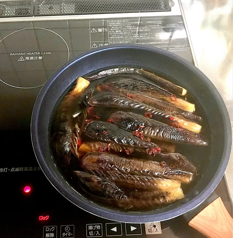 茄子の煮浸しそうめん🍆・・|ばくあんしゃさん