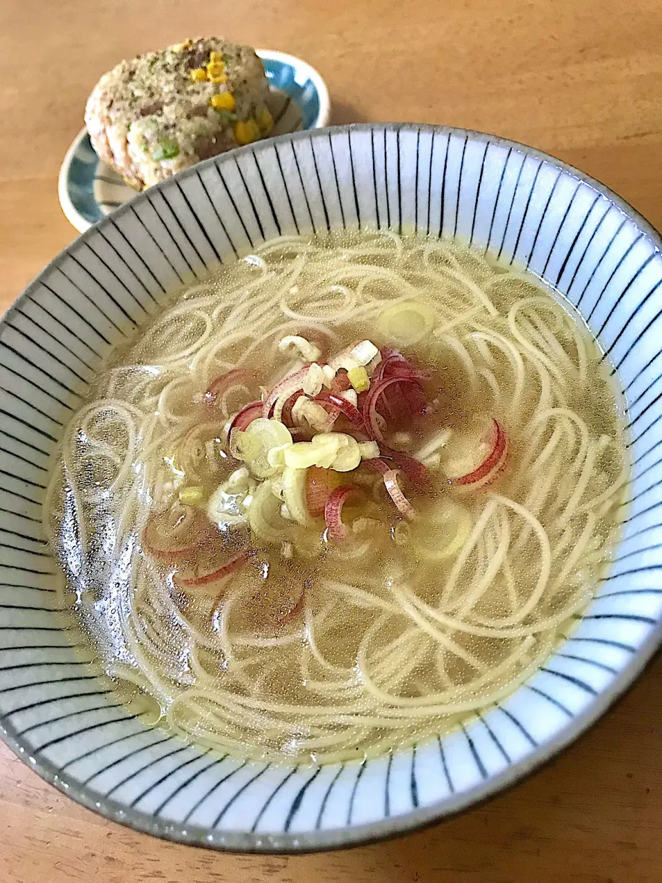 塩スープの茗荷にゅうめん|deekay71さん