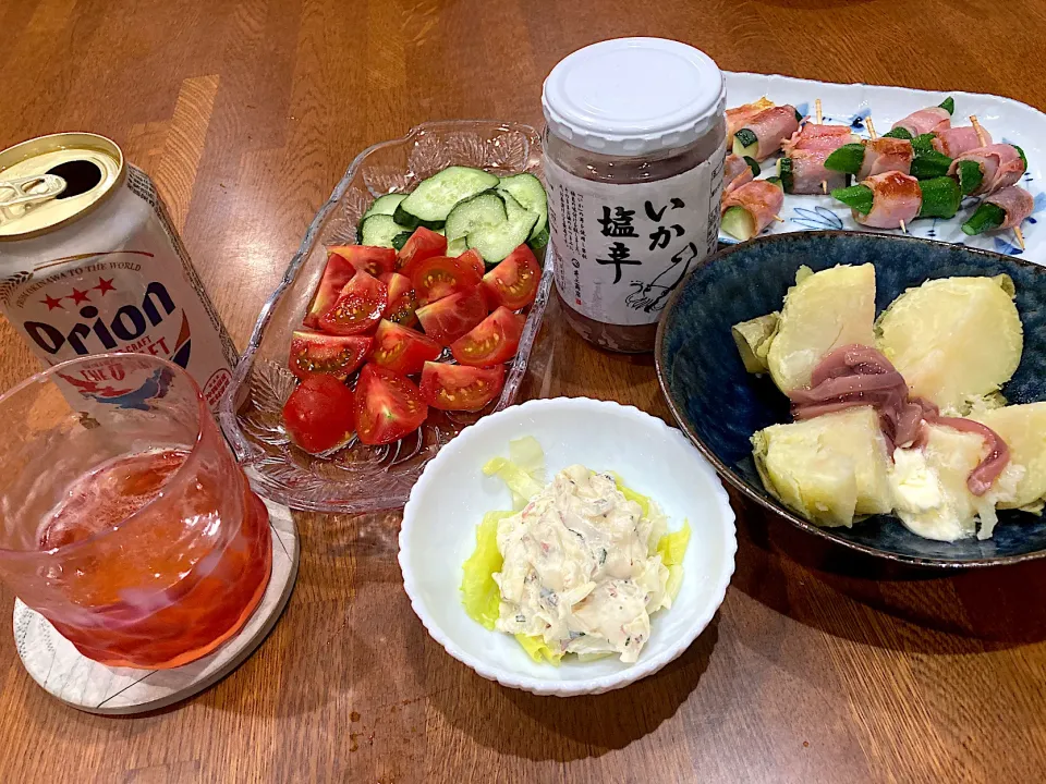 Snapdishの料理写真:旅行帰りの　簡単晩ご飯|sakuramochiさん