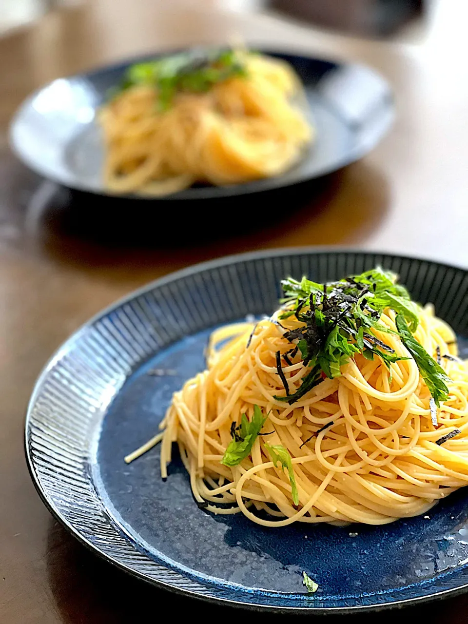 由美さんの料理 明太子パスタ🍝|ナガマンさん