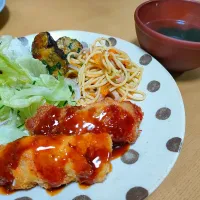 Snapdishの料理写真:肉巻きチーズカツ|サチさん