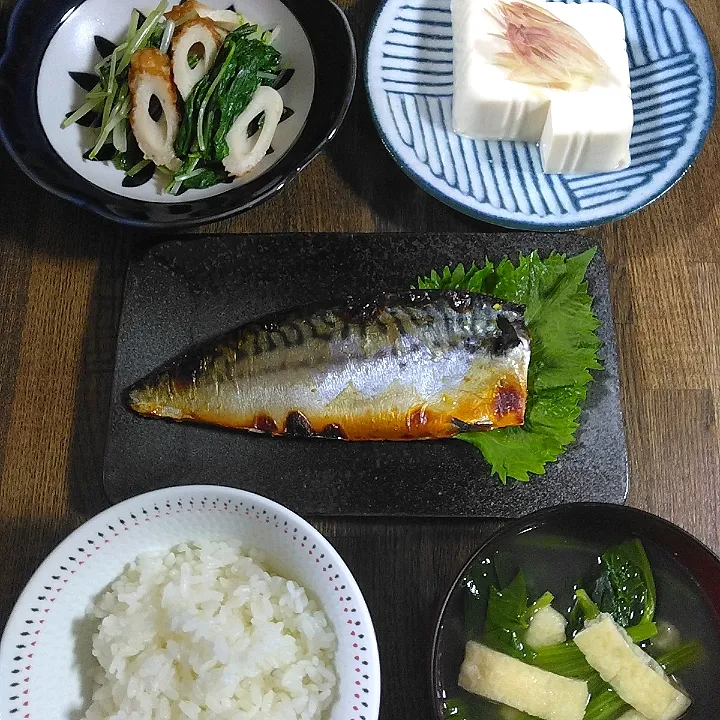 鯖の味噌漬け定食|もぐさん