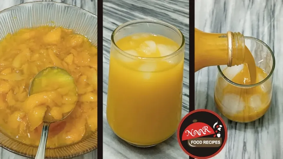 Snapdishの料理写真:Mango Squash make and store|Noor Food Recipesさん