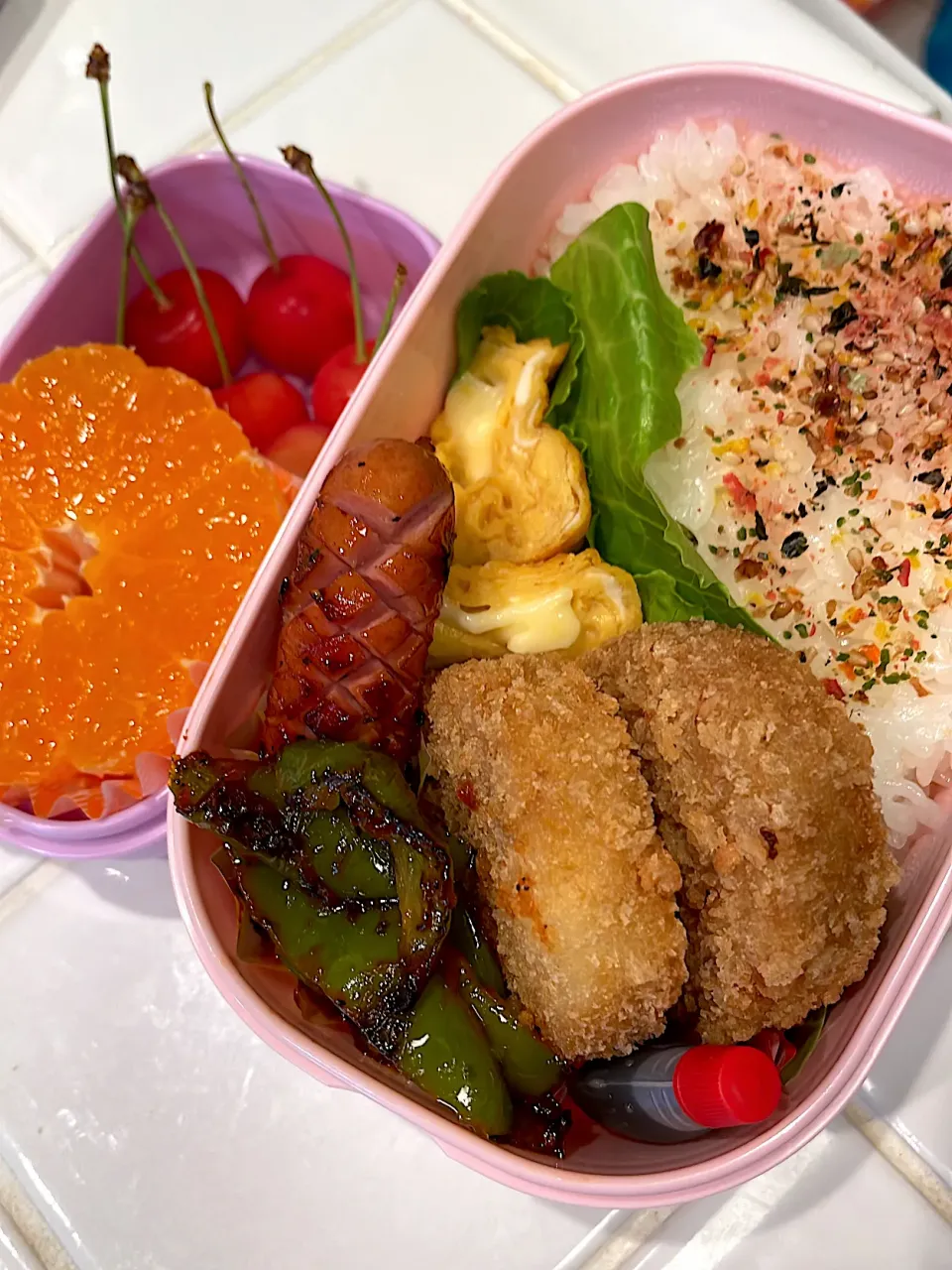 カレーコロッケ弁当|雑草シェリーさん