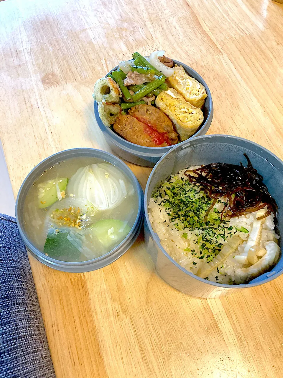 Snapdishの料理写真:今日の旦那さんお弁当(͒⑅′࿉‵⑅)͒ෆ*|さくたえさん