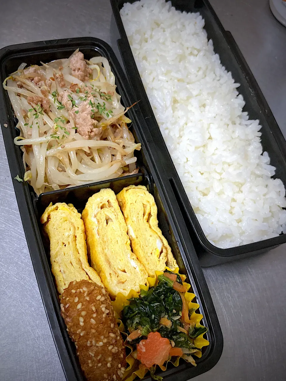 Snapdishの料理写真:夫の夜勤の弁当|ゆずくみさん