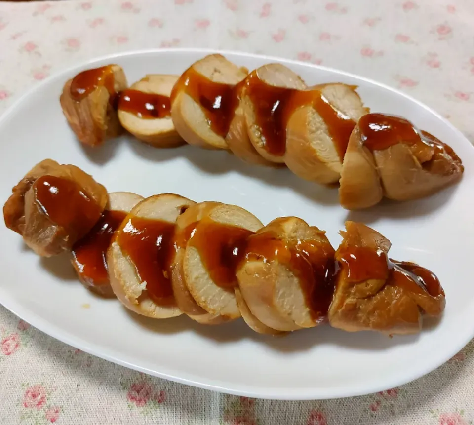 かのりさんの料理 鶏胸肉チャーシュー|☆ちび☆さん