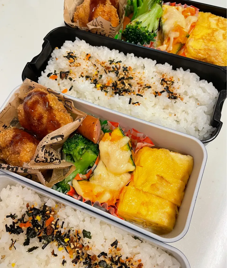 Snapdishの料理写真:父娘のお弁当🍱|だまさん