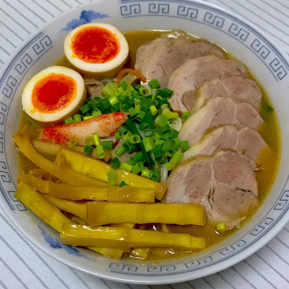 自家製メンマと焼豚の味噌ラーメン|まさとさん