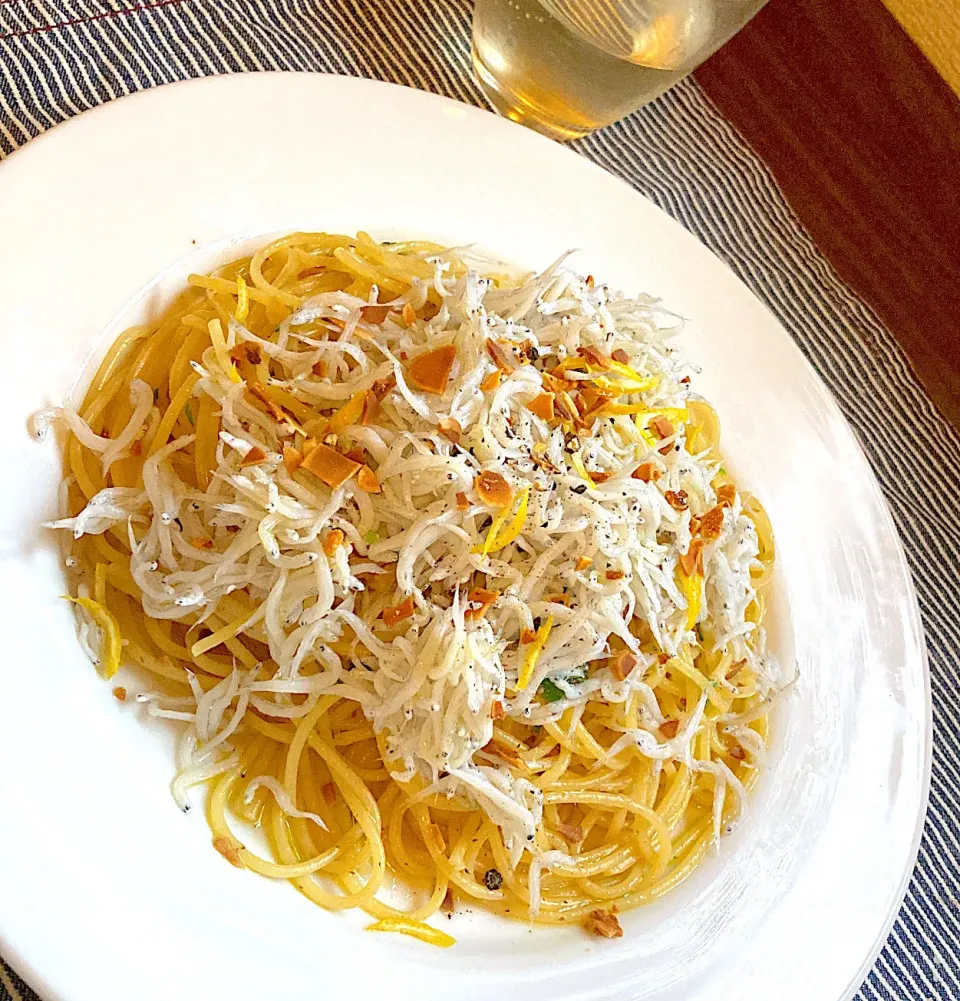 しらすパスタ🍝🍝🍝|ゴンさん