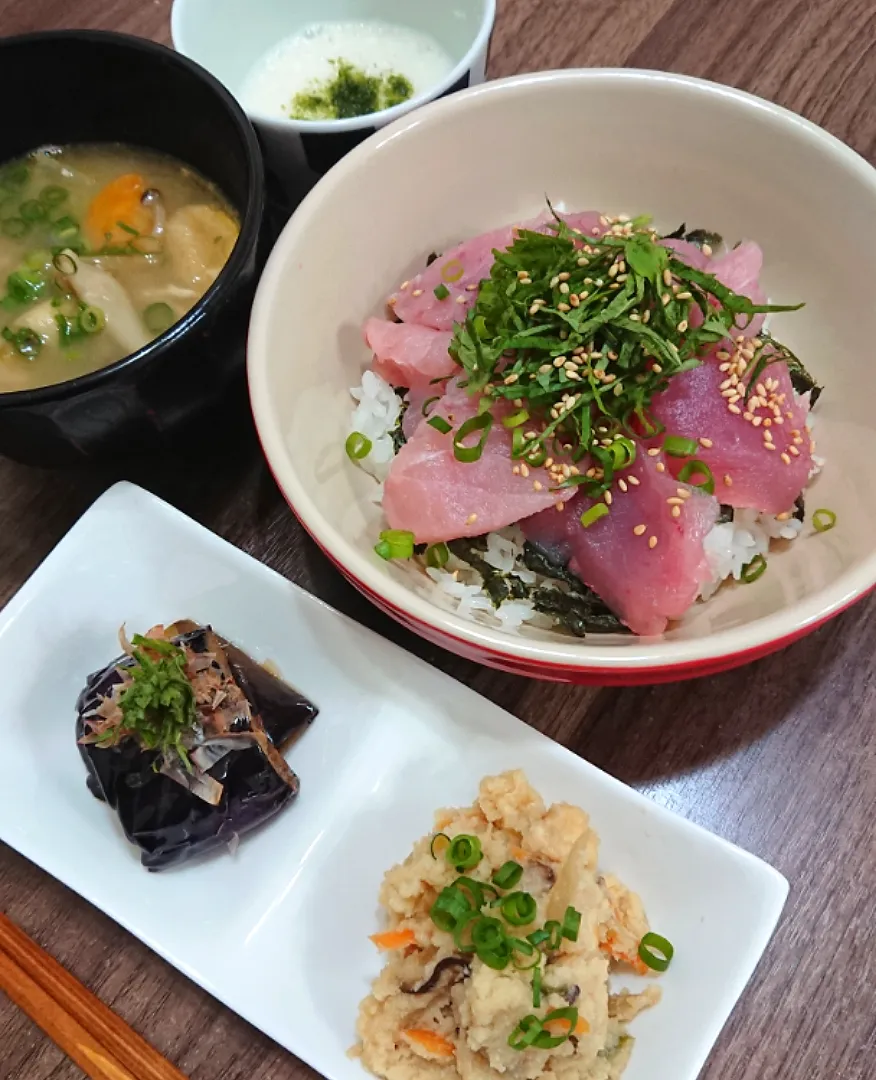 鮪の山かけ丼|ゆりちさん