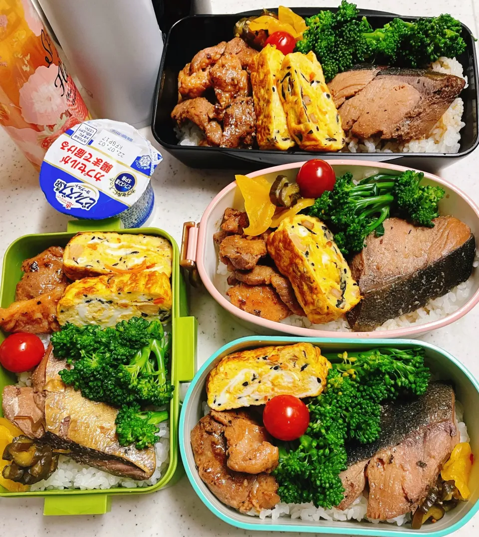 今日のお仕事&学校弁当♪2022.6.22|ぐぅさん