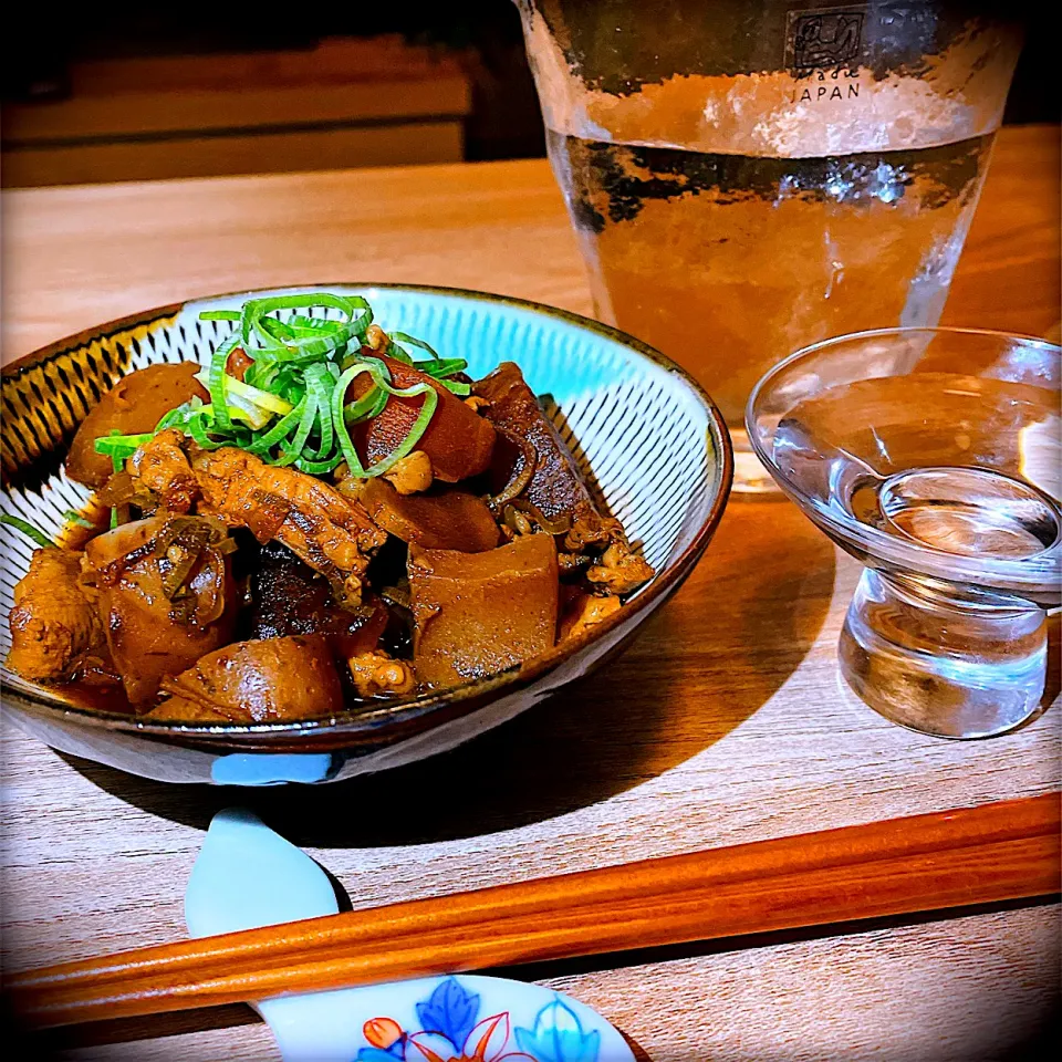 名古屋酒の肴　八丁味噌のどて煮で🍶一杯|Sの食卓さん