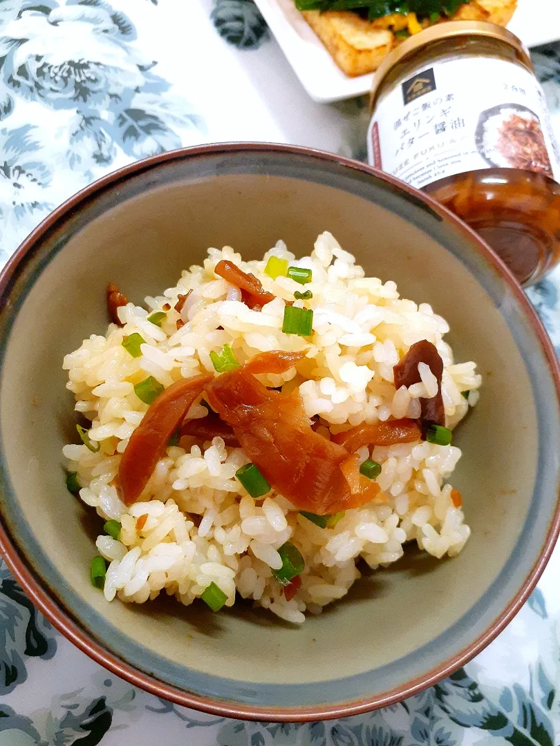 🔷久世福商店の🍄エリンギバター醤油🍚ごはん🔷|@きなこさん