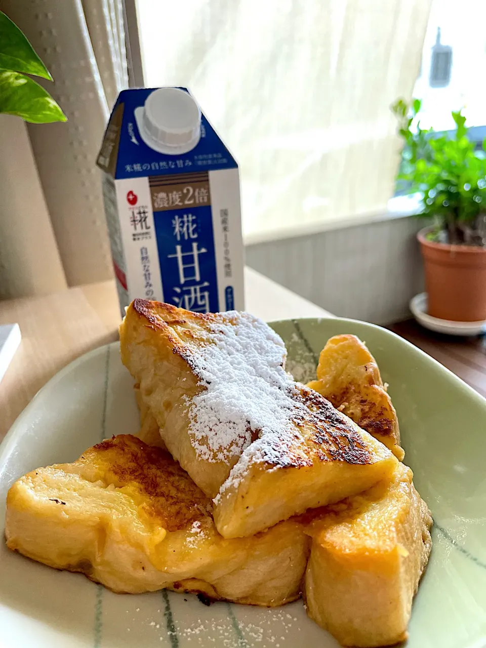 生食パンでフレンチトースト🍞|だまさん