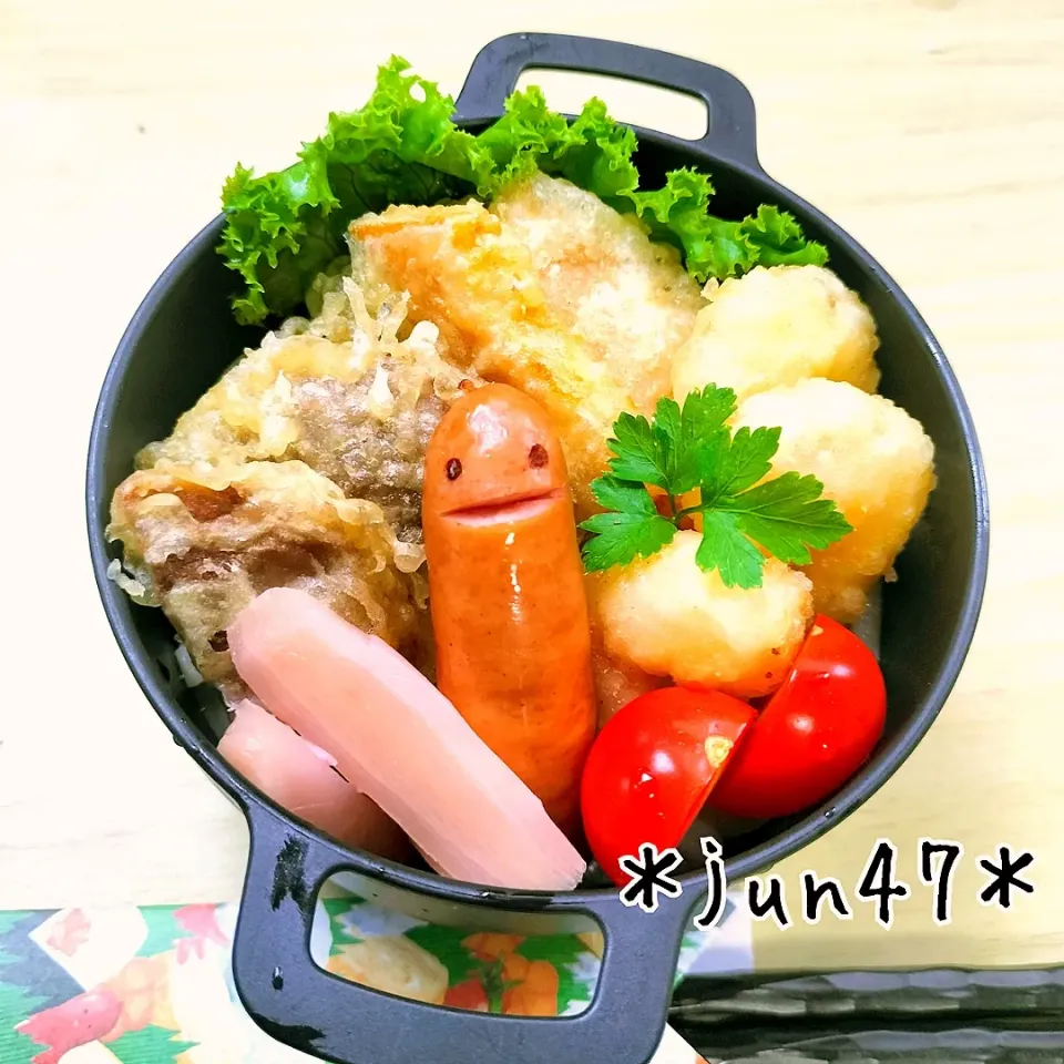 本日のゆる弁□　天ぷらうどん弁当　20220623|jun47さん