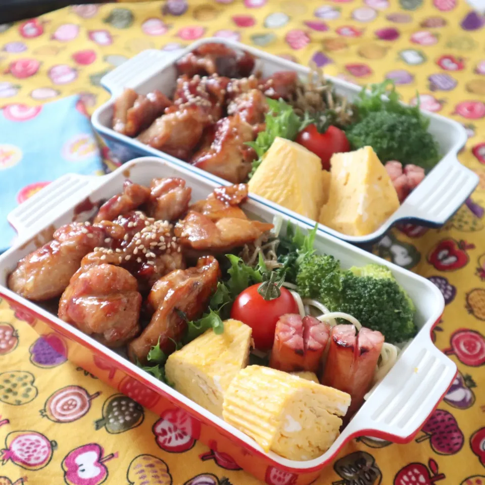 高校生男子弁当🍱焼き鳥丼|なかじー。さん